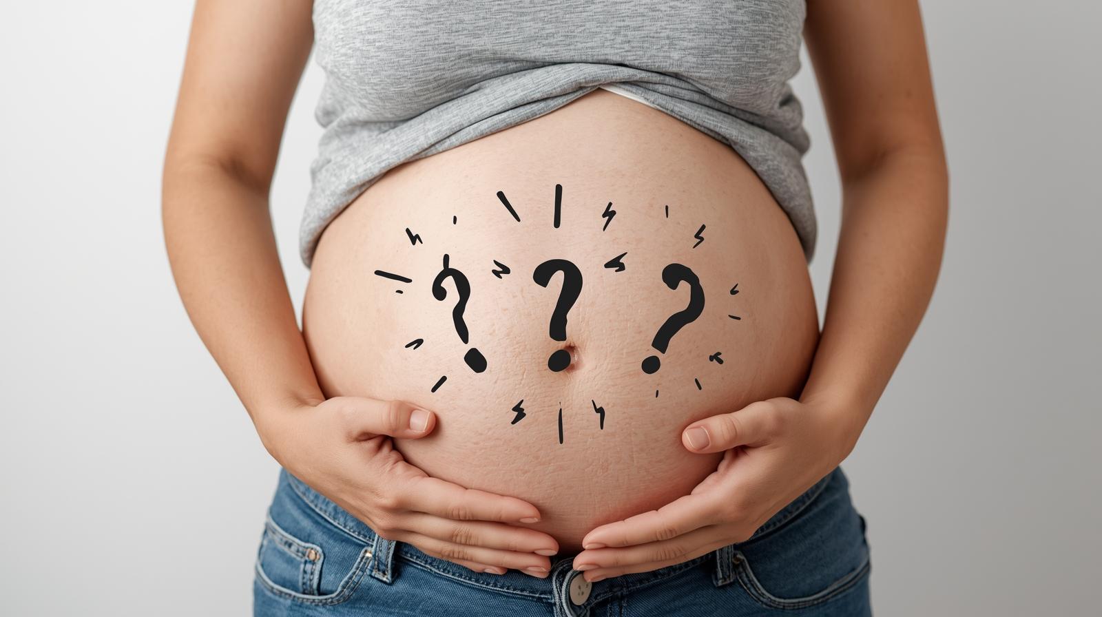 Femme enceinte qui se pose des questions sur la grossesse, le projet de naissance l'accouchement, le post partum.